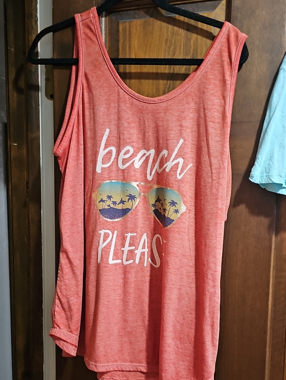 Maurices Beach Please Coral Tank Top Size Xl